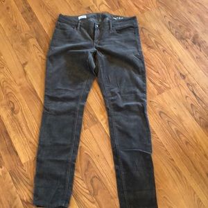 Gray always skinny corduroys